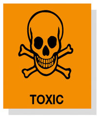 Hazard symbol hazard TOXIC SYMBOL VE=50  