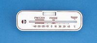 Brannan&trade;&nbsp;Termometro a dilatazione di liquido per frigorifero e congelatore con montaggio fisso Dimensions: 130L x 22W x 40mmH; Temperature Range: -30 to 30C 