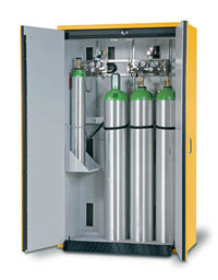 Type G30 gas cylinder cabinet,tall cabinet with wing door(s),model line G-LINE,WxDxH1198x616x2050  