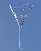 BRAND&trade;&nbsp;Fluted Interior Glass Funnels Funnel outer diameter: 150mm 