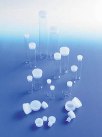 Fisherbrand&trade;&nbsp;Glass Screw Neck Specimen Bottles Style: Tall-form; Capacity: 21mL; Height: 86mm; Diameter: 20mm 