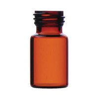 Wheaton&trade;&nbsp;Type 1 Diagnostic Amber Glass Vials Capacity: 3mL; Height: 36mm; Diameter: 18mm 