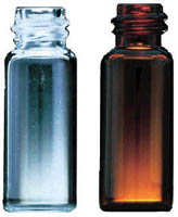 Thermo Scientific&trade;&nbsp;Flacons en verre silanisés Flacon en verre ambré 20 ml avec bouchon solide à septa 