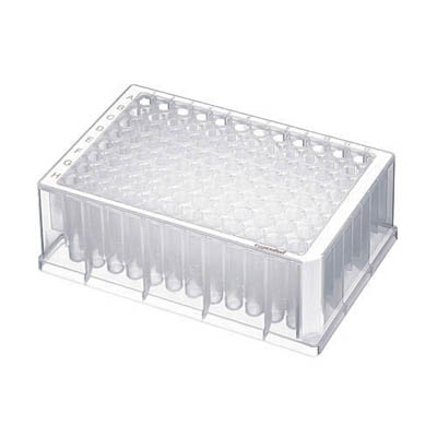 Eppendorf&trade;&nbsp;96-Well DNA LoBind Deep Well Plates Skirt Color: White, Well Color: Clear, 80Pack Eppendorf&trade;&nbsp;96-Well DNA LoBind Deep Well Plates