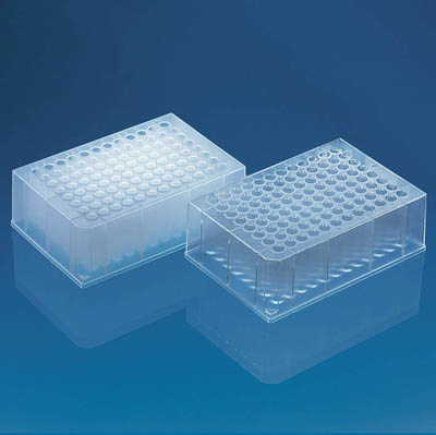 BRAND&trade;&nbsp;PCR-Platten Polystyrol; 1,1 ml; runder Boden; 32 Stück Produkte