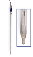 Jenway&trade;&nbsp;Long glass bodied combination electrode with 350mm reach  