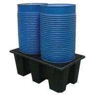 Drip tank PE recycled 220 L, retention capacity: 220 L, overall length: 1265 mm  