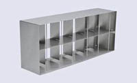 Thermo Scientific&trade;&nbsp;Racks for Thermo Scientific&trade; 5 Shelf TSX/TDE Series Freezers Flexible Side Access Microplate Rack w/Locking Rods, holds 84 plates w/lids, for 17.3 and 23 cu. ft. models 