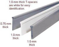 Hoefer&trade;&nbsp;SE 260 or miniVE Vertical Electrophoresis Unit Accessory, Plates Alumina plates; Notched; 10 x 10.5cm; 5/Pk. 