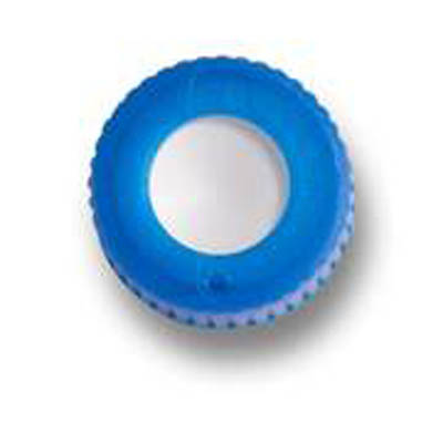 Autosampler Vials Cap,9mm Blue Polypropylene Screw-Thread Caps with PTFE Red/ Silicone White Septa by Biomed Scientific