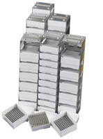 Thermo Scientific&trade;&nbsp;CryoPlus Serie Racks und Halter Quadratisches Rack, Flüssigphase; 5 ml, 7 Boxen aus Pappe (100 Unterteilungen) 
