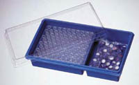 Thermo Scientific&trade;&nbsp;Kits de viales para muestreador automático de boca ancha con rosca transparente sin montar de 9 mm. Clear Glass I-D; Bonded PTFE/Silicone, Pre-slit septum 