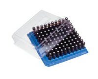 Thermo Scientific&trade;&nbsp;Kits de viales con cierre de rosca de 4 mL (13 mm) Vial: Clear I-D; Cap: Black Polypropylene; Septa: White Virgin PTFE, 0.01 in.; PolyBag Assembled Kit 