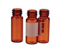 Thermo Scientific&trade;&nbsp;10mm Clear Glass Wide Opening Screw Thread Vials Clear Glass; Silanized; 2mL 