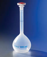 Corning&trade;&nbsp;Class B Reusable Polypropylene Volumetric Flasks with Tapered PP Stopper 25 mL 