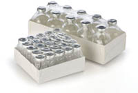Thermo Scientific&trade;&nbsp;Depyrogenated Sterile Empty Vials 2mL; Clear; 13mm cap; Closure size: 13mm; Case of 100 