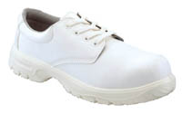 PSF Progressive Safety&trade;&nbsp;White Hygiene Lace-Up Safety Work Shoes Size: 3 